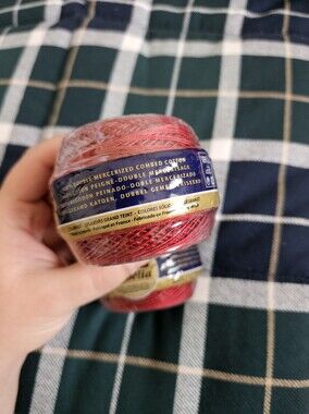Dmc | Art | New 2 X Dmc Cebelia 0 Cotton Shade 816 Size 10 Crochet ...